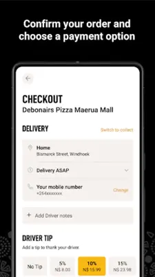 Debonairs Pizza android App screenshot 0