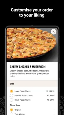 Debonairs Pizza android App screenshot 1